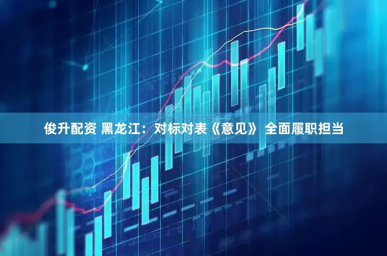 俊升配资 黑龙江：对标对表《意见》 全面履职担当