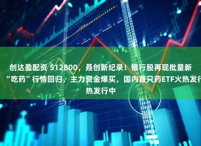 创达盈配资 512800，叒创新纪录！银行股再现批量新高！“吃药”行情回归，主力资金爆买，国内首只药ETF火热发行中
